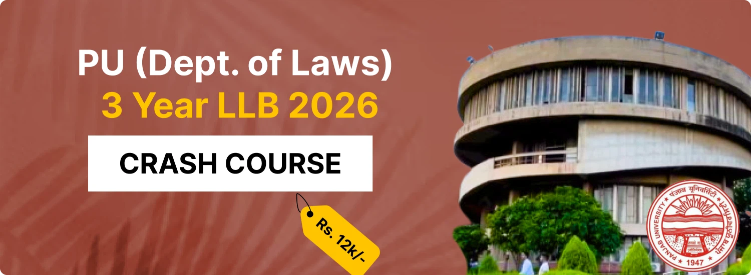 PU LLB (Dept. of Laws) Entrance Coaching Program